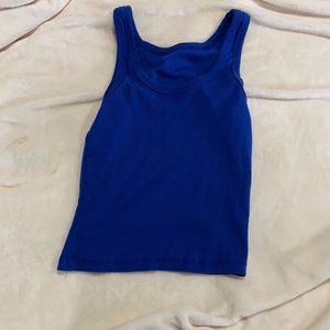 Blue tank